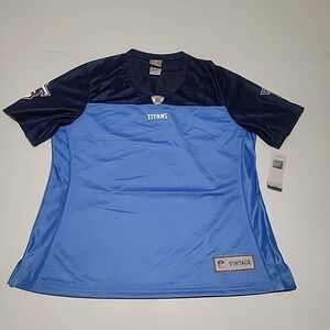 Women's LARGE Tennessee Titans Blank Jersey  For Custom NFL Pro Line Jersey  New